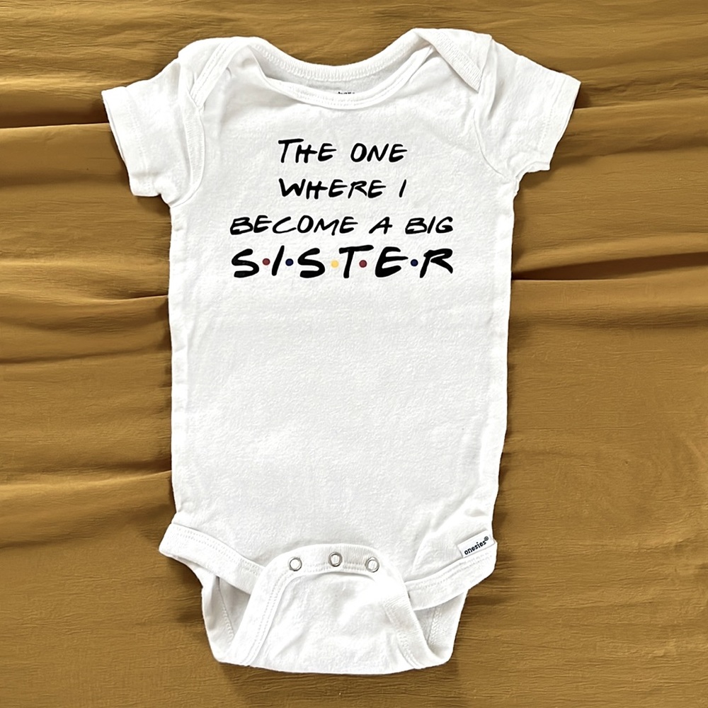 Friends announcement Onesie